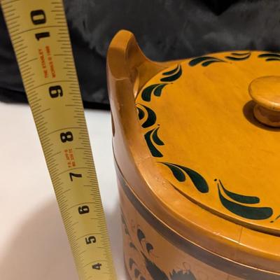 Decorative Spaulding & Frost Wooden Bucket (B)