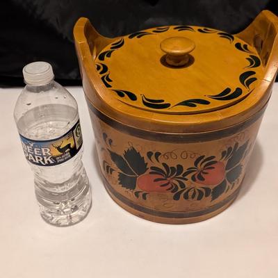 Decorative Spaulding & Frost Wooden Bucket (B)