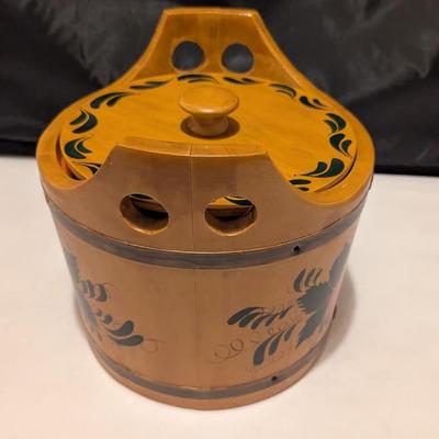 Decorative Spaulding & Frost Wooden Bucket (B)