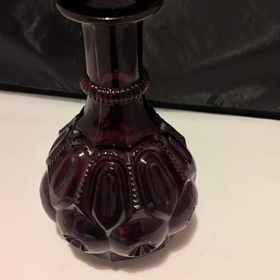 Purple Decanter With Crystal Stopper (B)