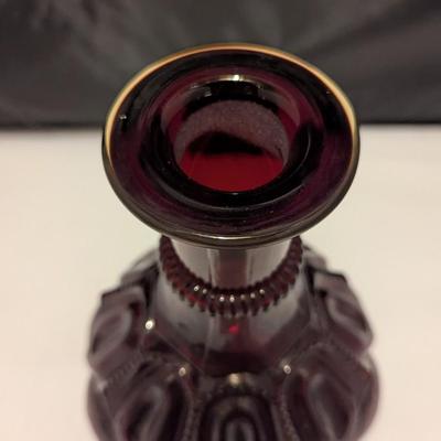 Purple Decanter With Crystal Stopper (B)