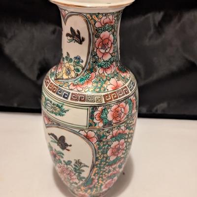 Decorative Chinese Rose Vase (B)