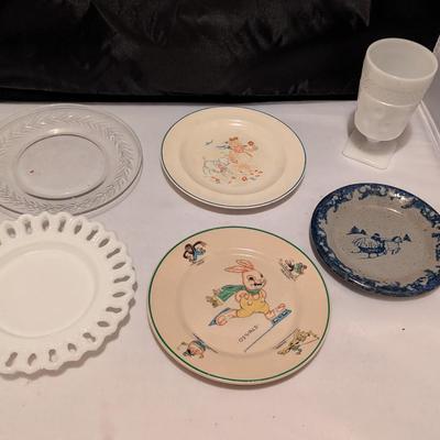 Santone Warwick China 1946 Oswald Plate Bastine Pottery Salt Glazed Stoneware Plate (B)
