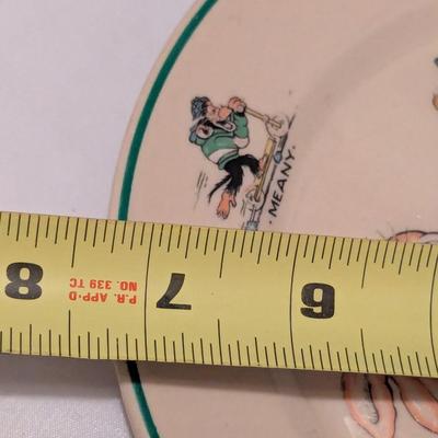 Santone Warwick China 1946 Oswald Plate Bastine Pottery Salt Glazed Stoneware Plate (B)