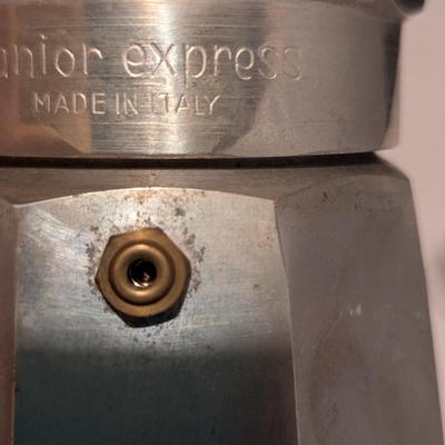 Green Handled Vintage Hand Mixer Vintage Junior Express Espresso Coffee Maker Stove Top Made In Italy (B)