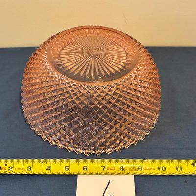 Vintage Pink Miss America Depression Glass Bowl