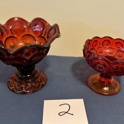 Vintage Pedestal Bowls