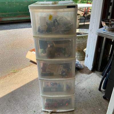 G1204 Five Drawer Craft Christmas Items