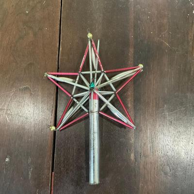 L1223 Vintage Mercury Star Tree Topper