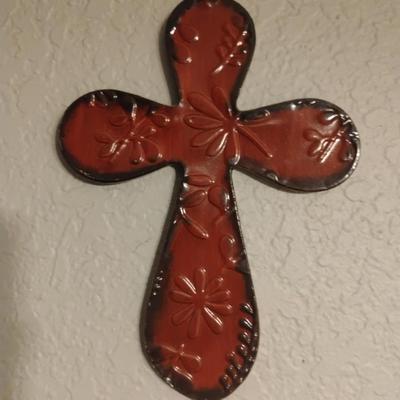 Red metal Cross