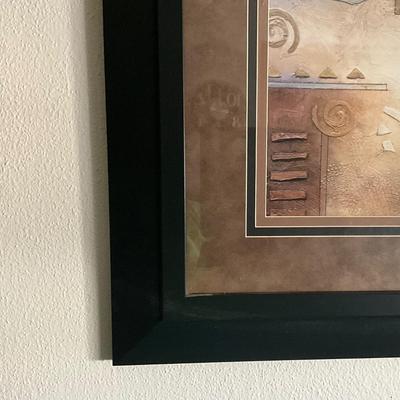 Framed and Matted Wall Art 24”x23”