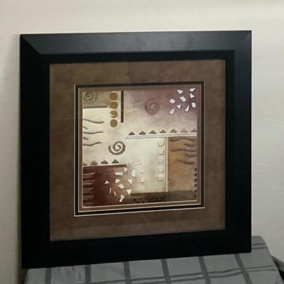 Framed and Matted Wall Art 24”x23”
