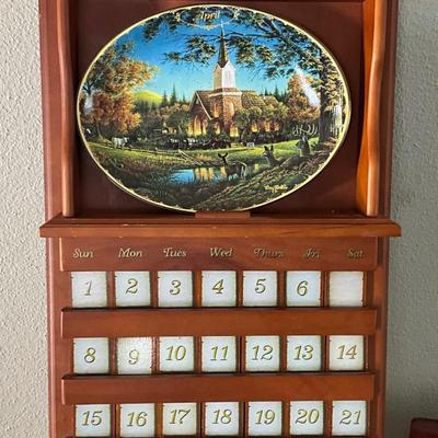 Terry Redlin Lovers!! Calendar with 12 plates, one for every month