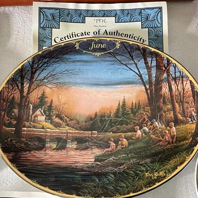 Terry Redlin Lovers!! Calendar with 12 plates, one for every month