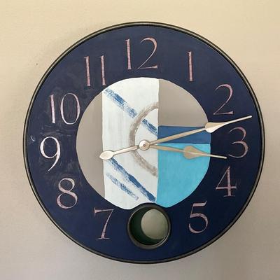 Howard Miller Harmon Gallery Wall Clock 625-374 Oversized Wrought-Iron w/Quartz Movement