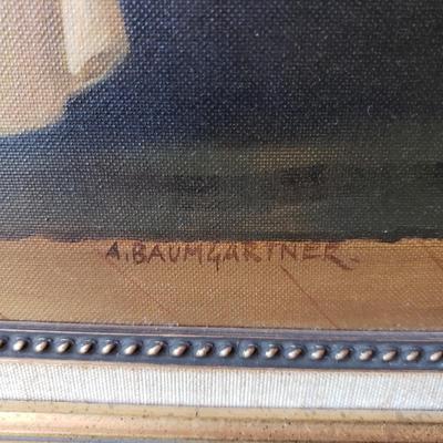 Signed Painting by A. Baumgartner (DR-KD)