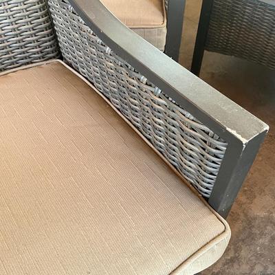 Wicker/Metal Framed Chairs 4