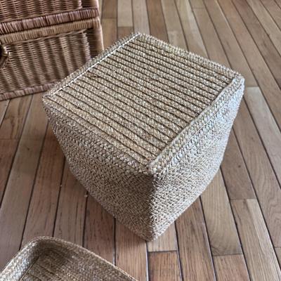 Four Large Woven Storage Baskets and More (PB-DZ)