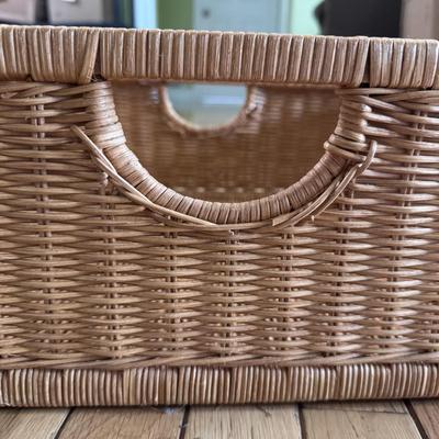 Four Large Woven Storage Baskets and More (PB-DZ)