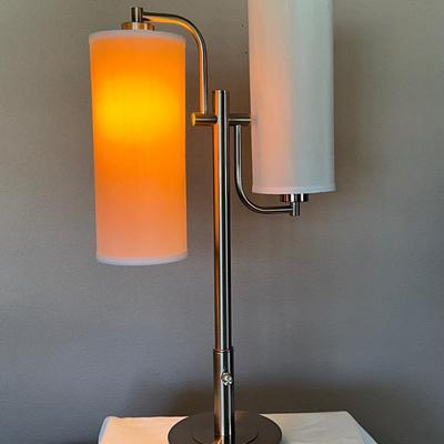 Two Lamp w/ Silver Finish. see additional pictures