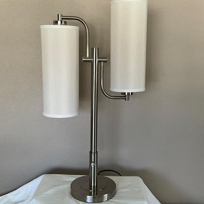 Two Lamp w/ Silver Finish. see additional pictures