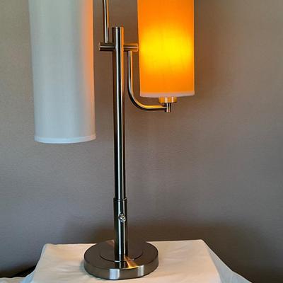 Two Lamp w/ Silver Finish. see additional pictures