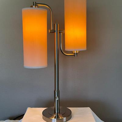 Two Lamp w/ Silver Finish. see additional pictures