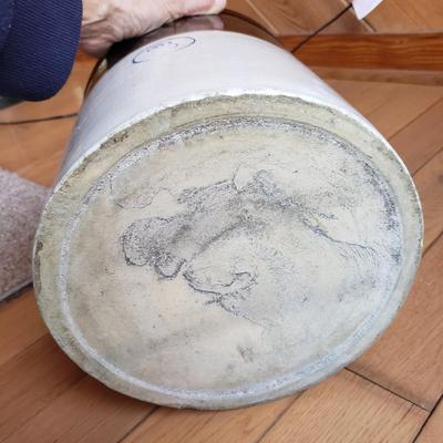 Three Stoneware Crocks (DR-KD)