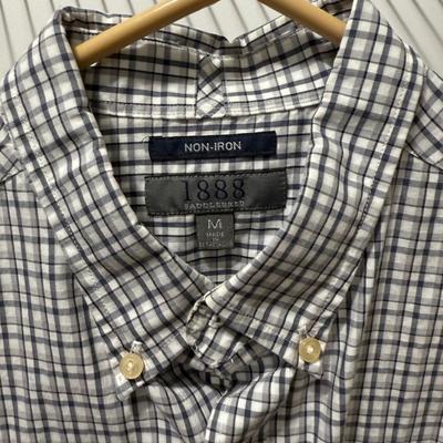 Men’s Short and Long Sleeve Button-Ups Size M (PB-BM)