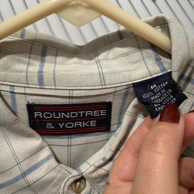 Men’s Short and Long Sleeve Button-Ups Size M (PB-BM)