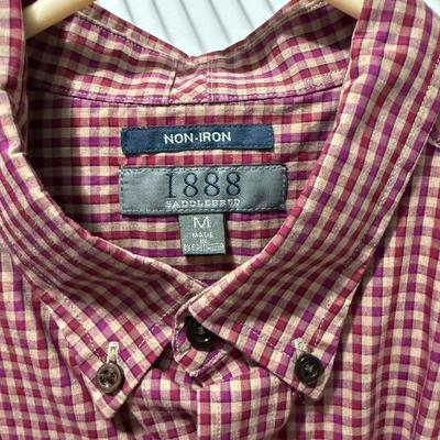 Men’s Short and Long Sleeve Button-Ups Size M (PB-BM)