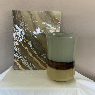 Glam Wall Deco w/Carmel by the Sea Vase