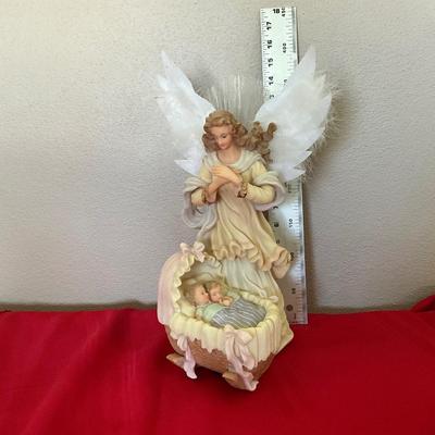Fiber optic Lighted Angel 12”