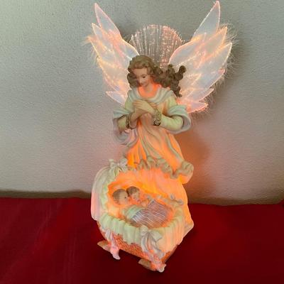 Fiber optic Lighted Angel 12”