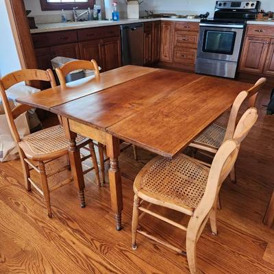 Antique Drop Leaf Table