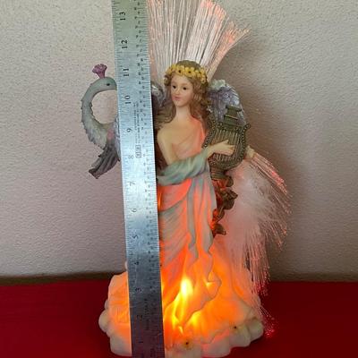 Fiber Optic Lighted Angel 12”