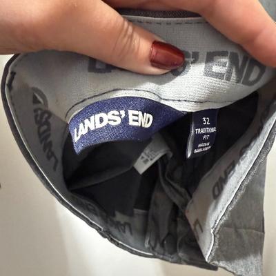 Men’s Lands’ End Pants Size 32 and More (PB-BM)