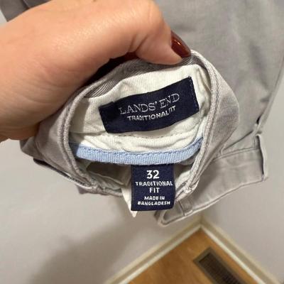 Men’s Lands’ End Pants Size 32 and More (PB-BM)