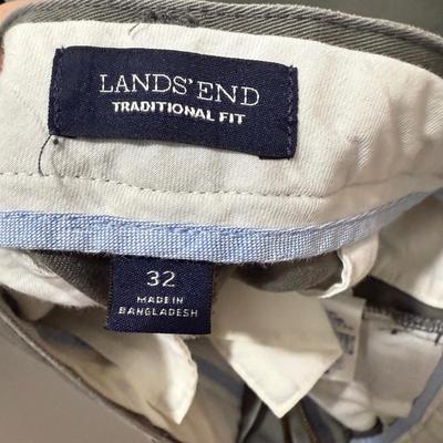 Men’s Lands’ End Pants Size 32 and More (PB-BM)