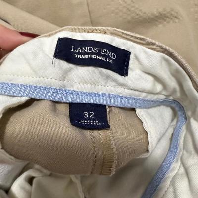 Men’s Lands’ End Pants Size 32 and More (PB-BM)