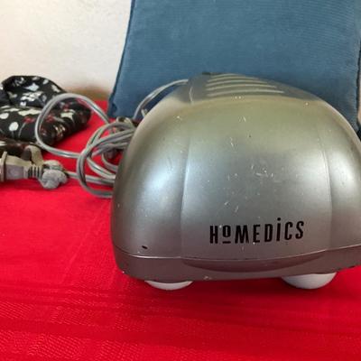 Homedics Massager, New Vibrating Pillow, Hot Neck Pad