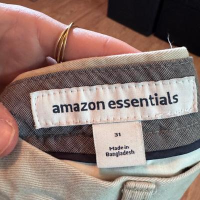 Men’s Shorts from Amazon Essentials, Lands’ End, and Towncraft - Men’s Sizes 31-32 (PB-DZ)