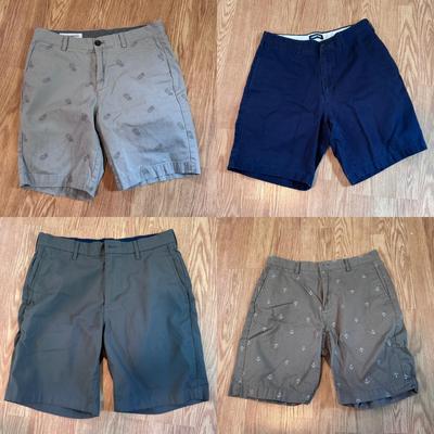 Men’s Shorts from Amazon Essentials, Lands’ End, and Towncraft - Men’s Sizes 31-32 (PB-DZ)