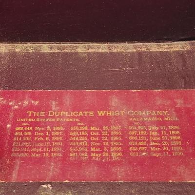 Antique Whist (Bridge) Game