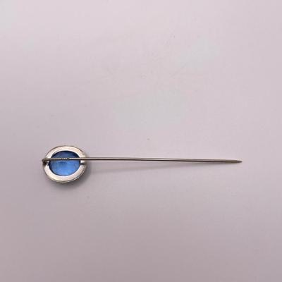 10K Hat Pin with Blue Topaz and More (ST-SS)