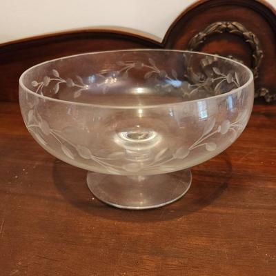 Vintage Crystal Compote