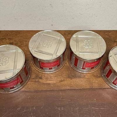 Set of 4 Homeworx By Harry Slatkin 18oz. A Trip Down Peppermint Lane 4 Wick Scent Candles