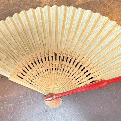Vintage Folding Hand Fan Lot