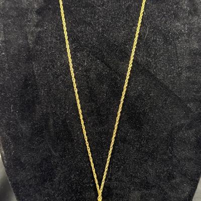 Lot of three gold tine fashion necklaces vintage jewelry