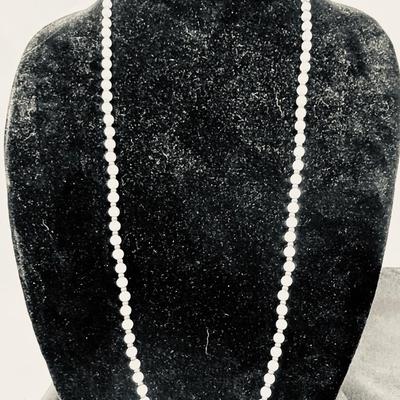 lot of 3 long beaded necklaces